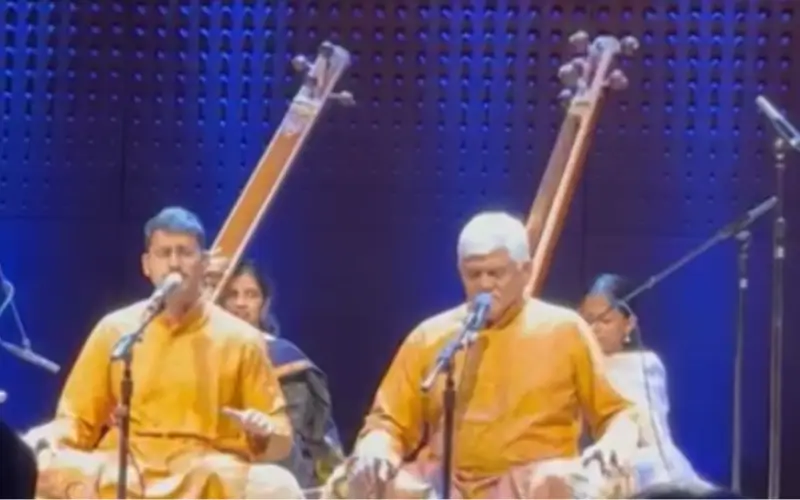 gundecha brothers performing at the event